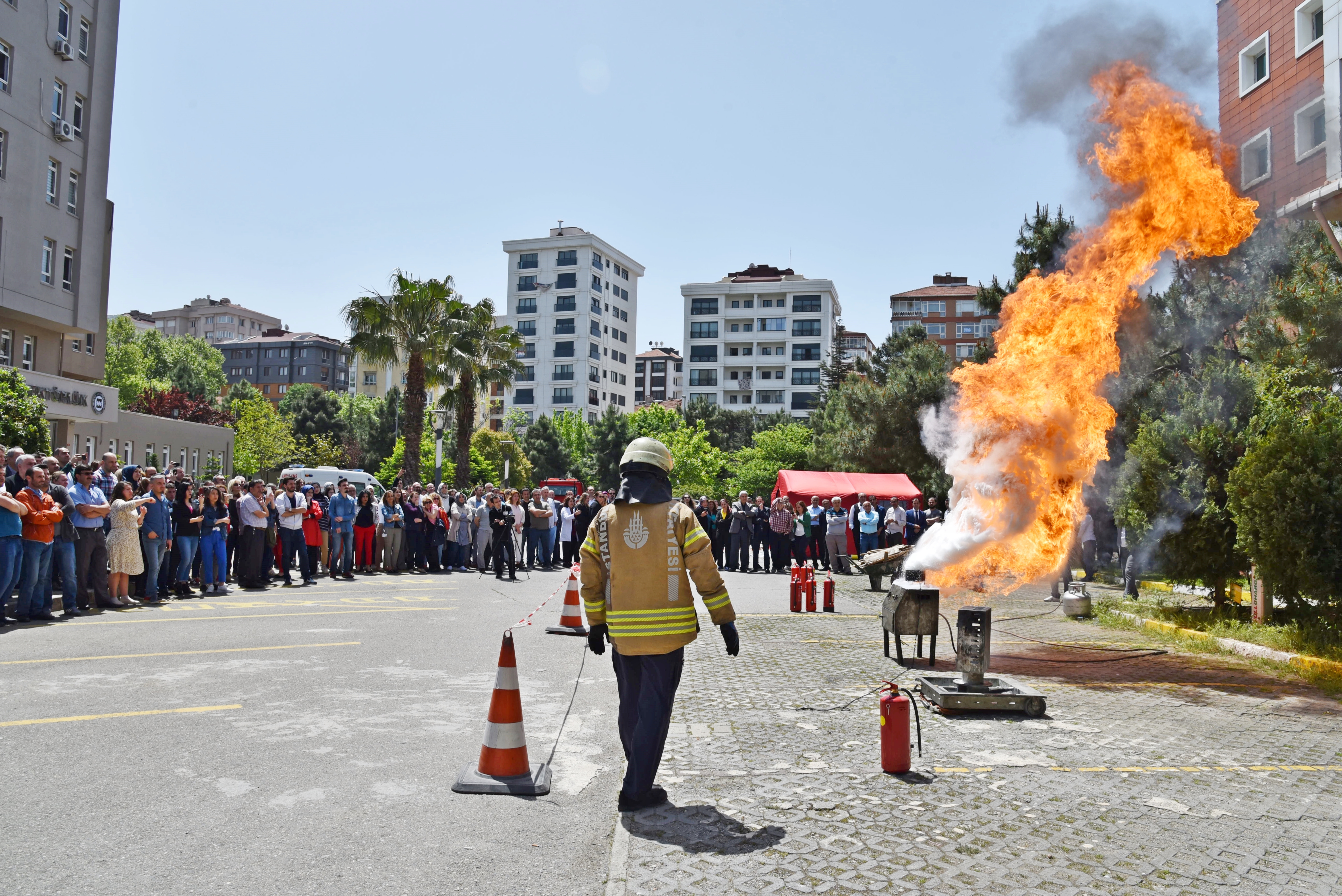 Fire Extinguishing Training and Drill at Goztepe Campus 